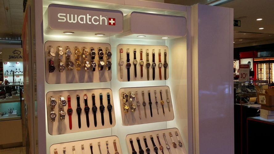 Iluminación en Swatch - Electricistas en Córdoba